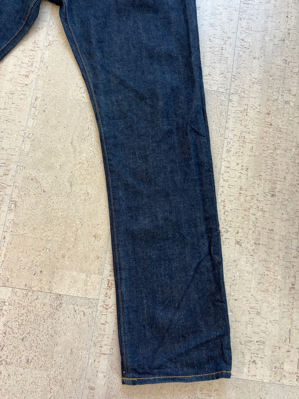 Gap 1969 Kaihara Japanese Selvedge Denim Jeans Straight 32x30 Dark Wash - Picture 11 of 14